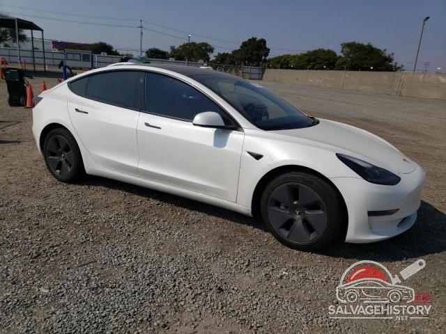 5YJ3E1EA7MF928885 2021 TESLA MODEL 3 photo no. 4