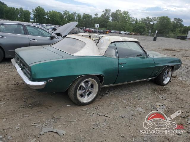 223679N114212 1969 PONTIAC FIREBIRD photo no. 3