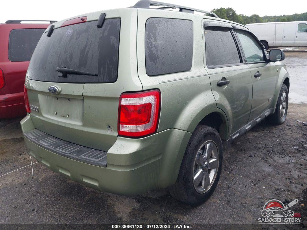 1FMCU031X8KC82746 2008 FORD ESCAPE photo no. 4