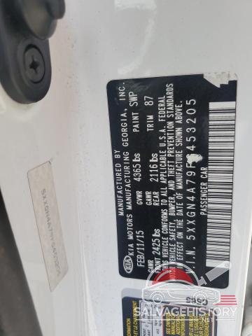 5XXGN4A79FG453205 2015 KIA OPTIMA photo no. 12