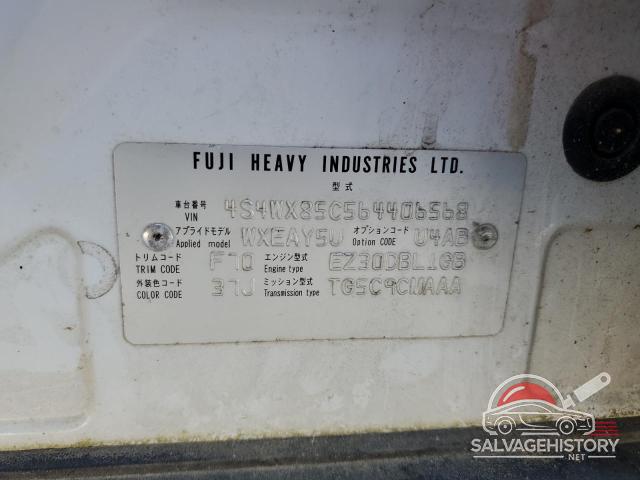 4S4WX85C564406568 2006 SUBARU TRIBECA photo no. 13