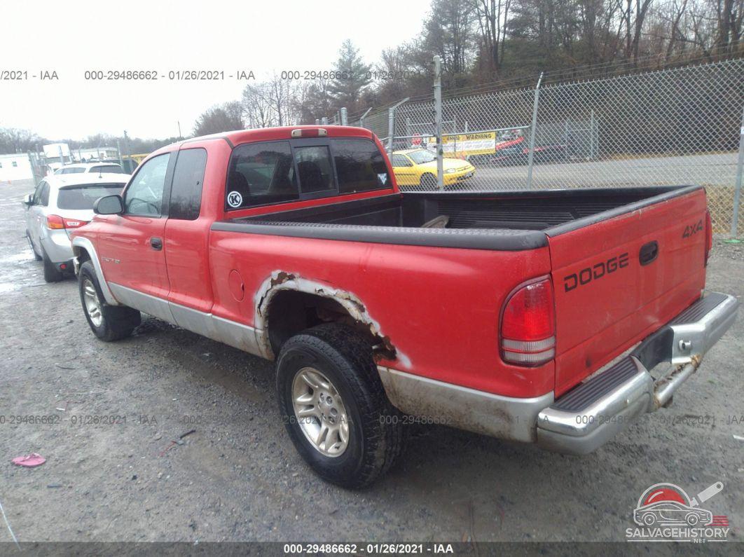 1B7GG22X21S207141 2001 DODGE DAKOTA photo no. 3
