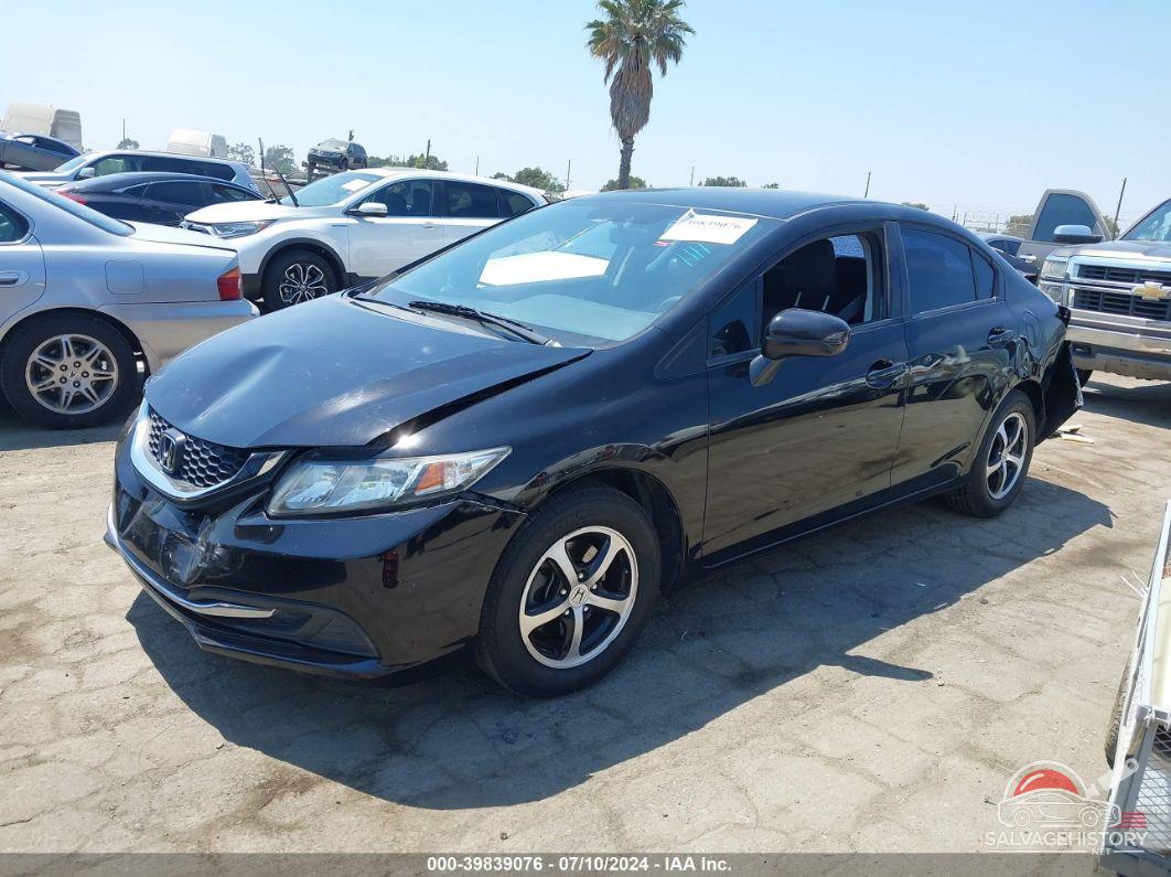 2HGFB2F74FH537691 2015 HONDA CIVIC photo no. 2
