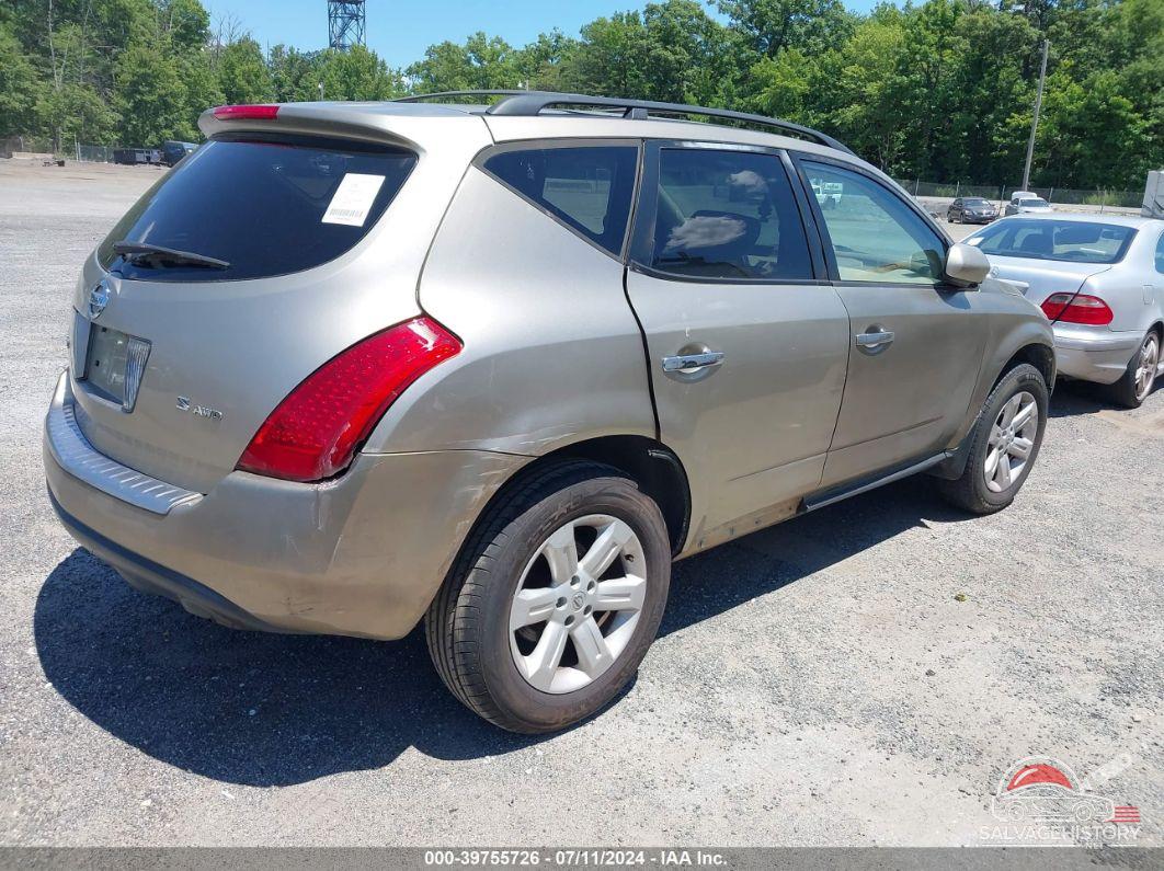 JN8AZ08W56W544135 2006 NISSAN MURANO photo no. 4