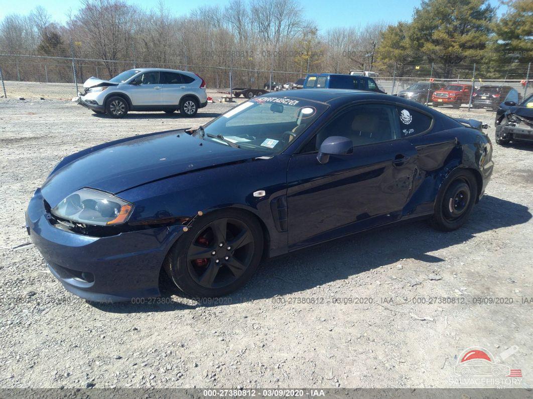 KMHHN65F86U228975 2006 HYUNDAI TIBURON photo no. 2