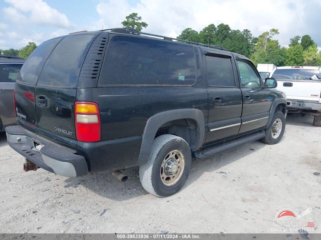 3GNGK26U91G169260 2001 CHEVROLET SUBURBAN photo no. 4