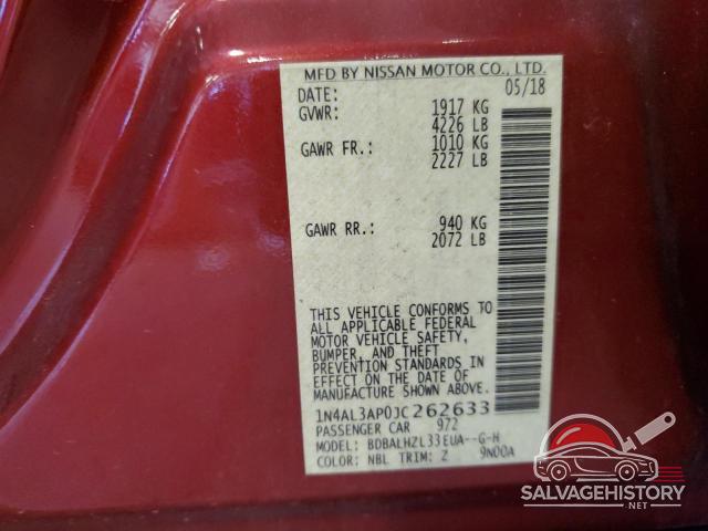 1N4AL3AP0JC262633 2018 NISSAN ALTIMA photo no. 12