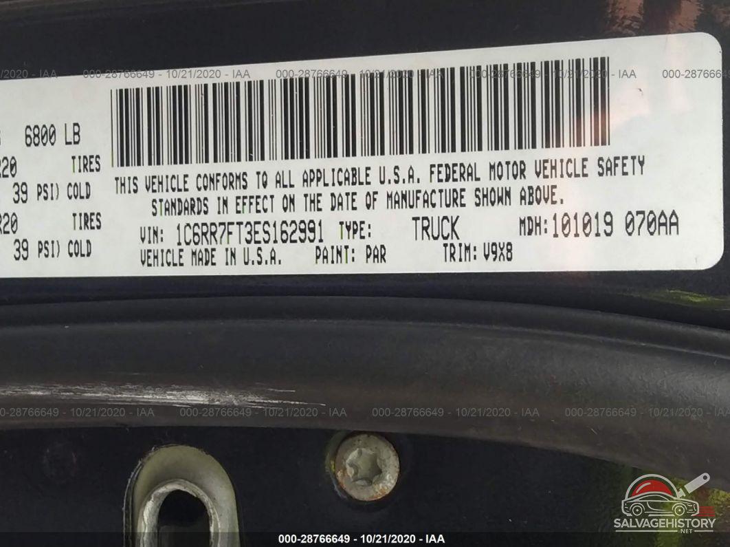 1C6RR7FT3ES162991 2014 RAM 1500 photo no. 9