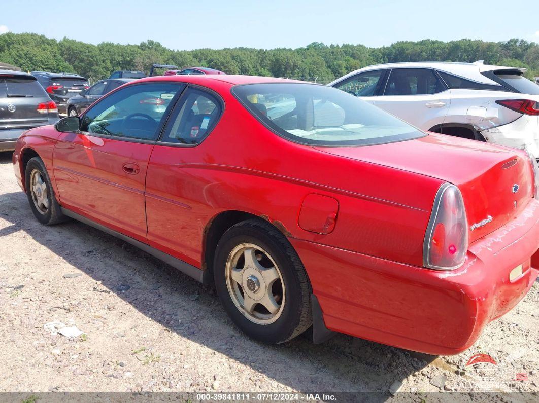 2G1WW12E849344493 2004 CHEVROLET MONTE CARLO photo no. 3