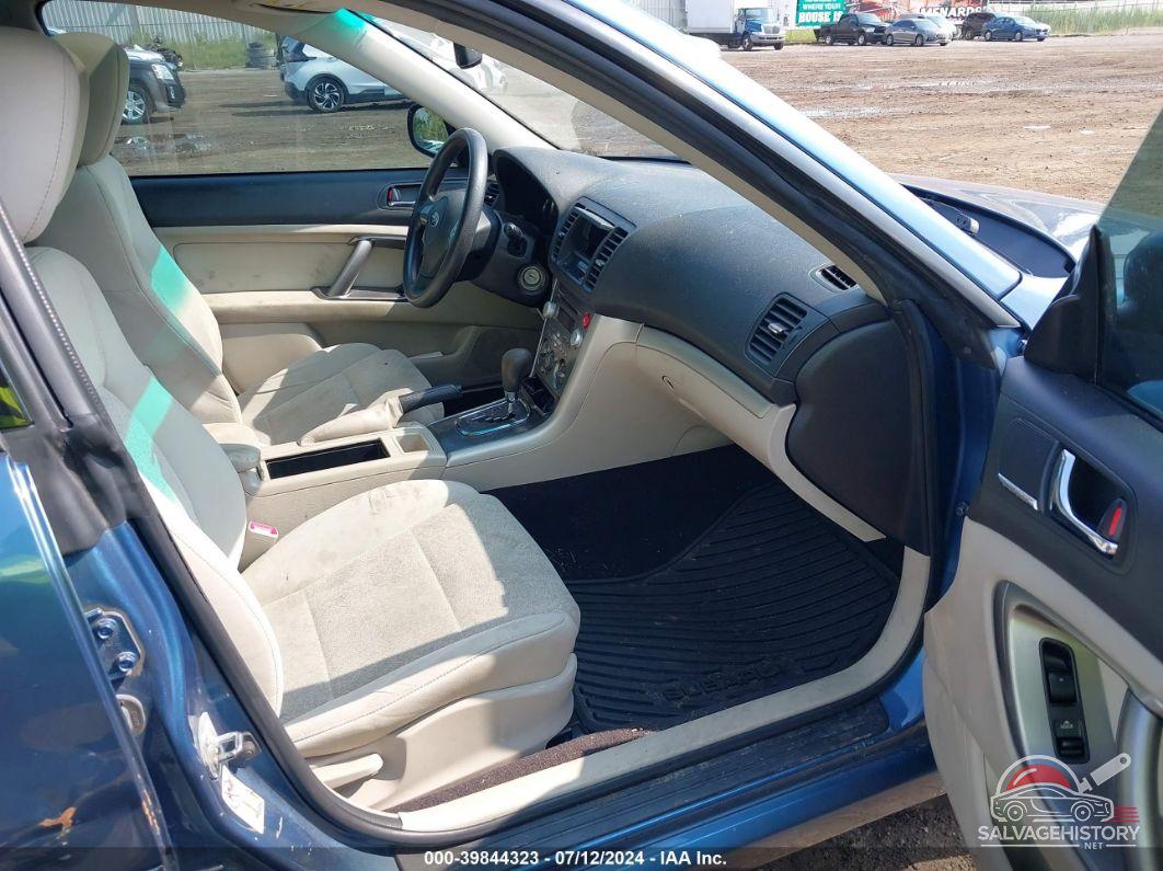 4S3BL616097225612 2009 SUBARU LEGACY photo no. 5