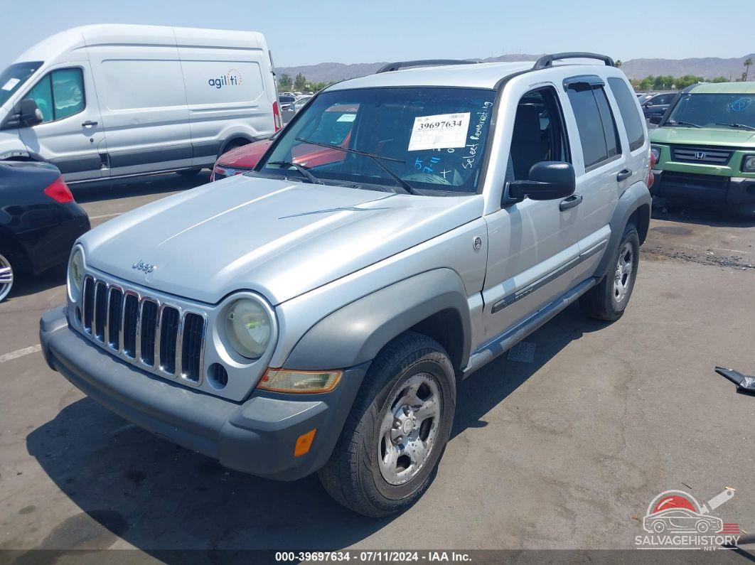 1J4GL48K96W250470 2006 JEEP LIBERTY photo no. 2