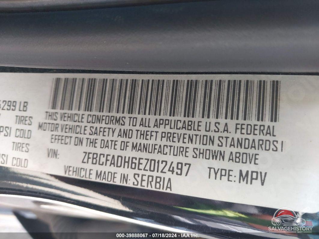ZFBCFADH6EZ012497 2014 FIAT 500L photo no. 9