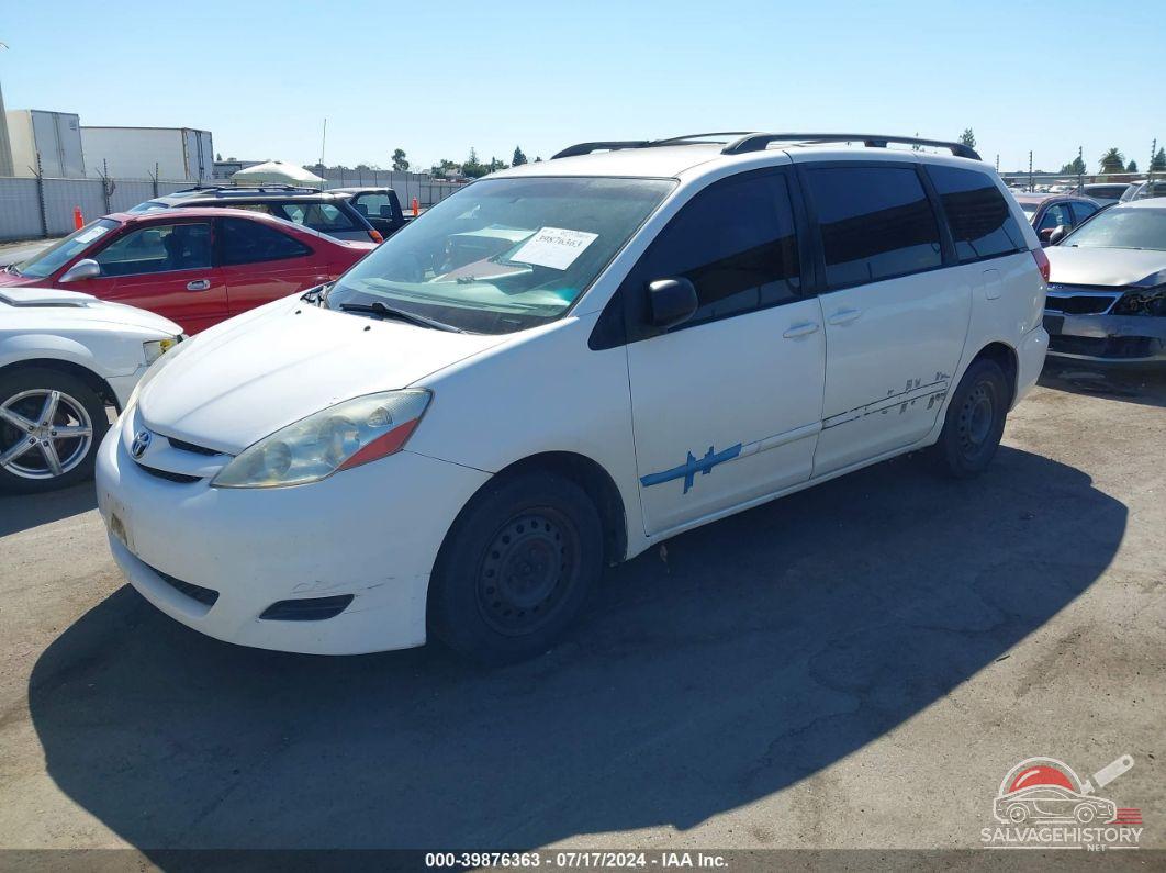 5TDZK23C28S156729 2008 TOYOTA SIENNA photo no. 2