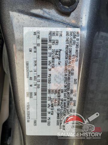 1FADP3J23DL224498 2013 FORD FOCUS photo no. 12