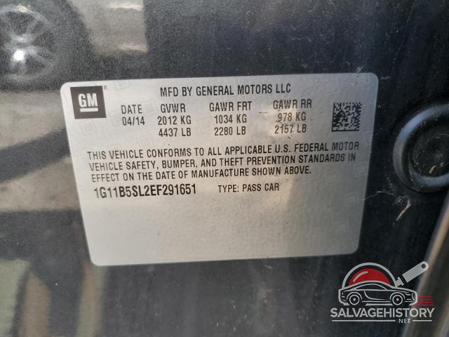 1G11B5SL2EF291651 2014 CHEVROLET MALIBU photo no. 12