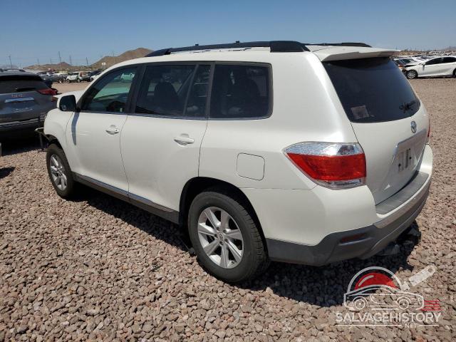 5TDBK3EH7CS145038 2012 TOYOTA HIGHLANDER photo no. 2