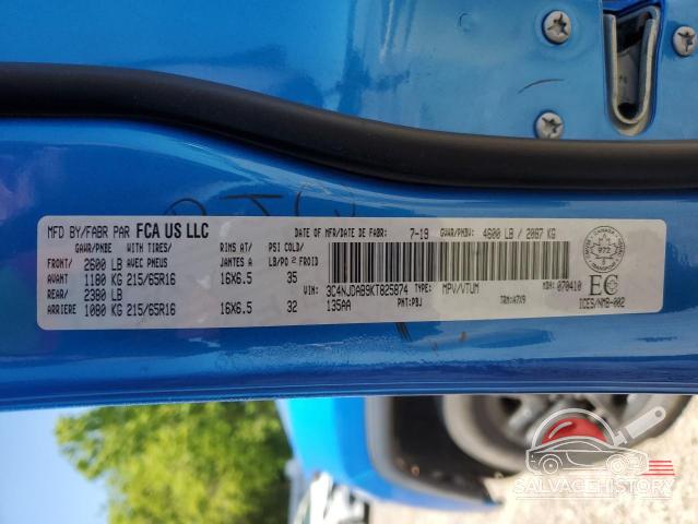 3C4NJDAB9KT825874 2019 JEEP COMPASS photo no. 14