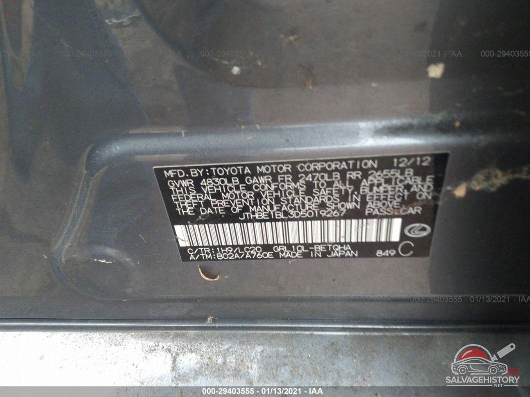 JTHBE1BL3D5019267 2013 LEXUS GS 350 photo no. 9