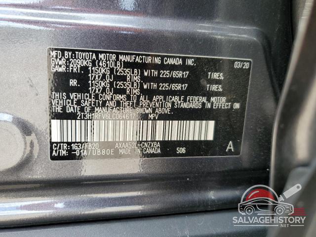 2T3H1RFV6LC064617 2020 TOYOTA RAV4 photo no. 13