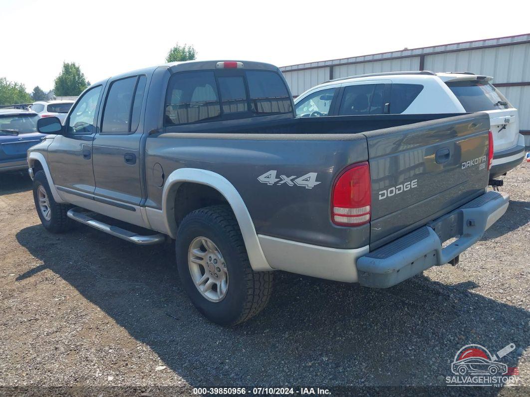 1D7HG48N64S504851 2004 DODGE DAKOTA photo no. 3