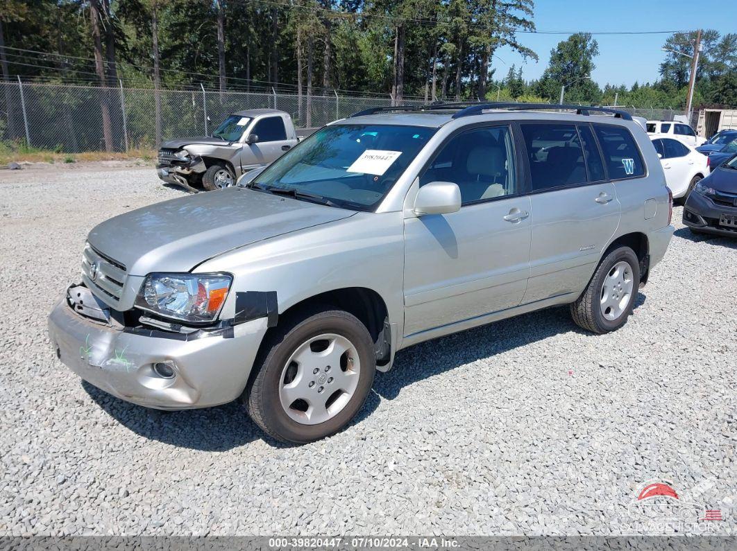 JTEEP21A360185962 2006 TOYOTA HIGHLANDER photo no. 2