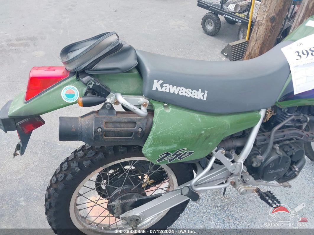 JKAKLMD1XYA101315 2000 KAWASAKI KL250 photo no. 8
