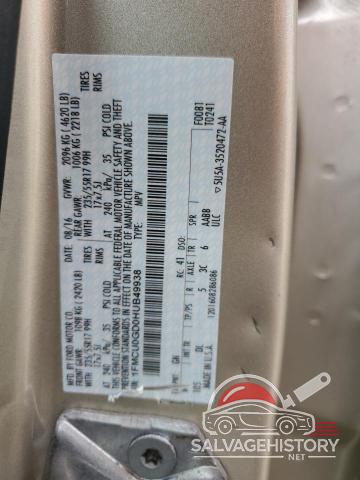 1FMCU0GD0HUB49938 2017 FORD ESCAPE photo no. 13