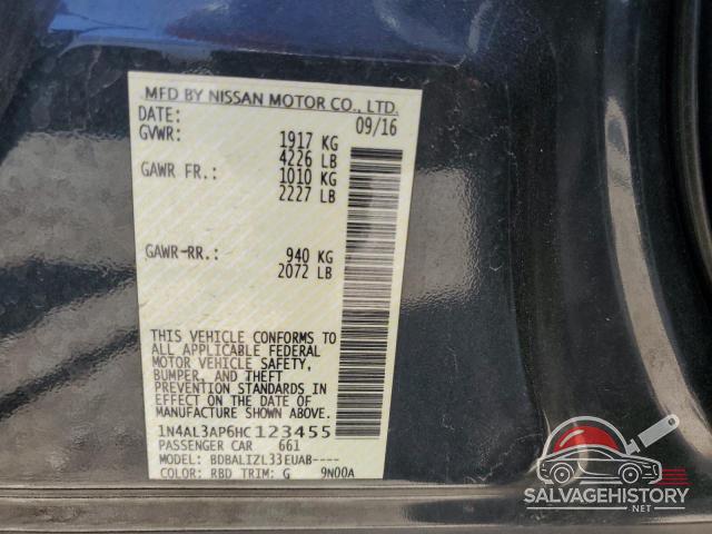 1N4AL3AP6HC123455 2017 NISSAN ALTIMA photo no. 13