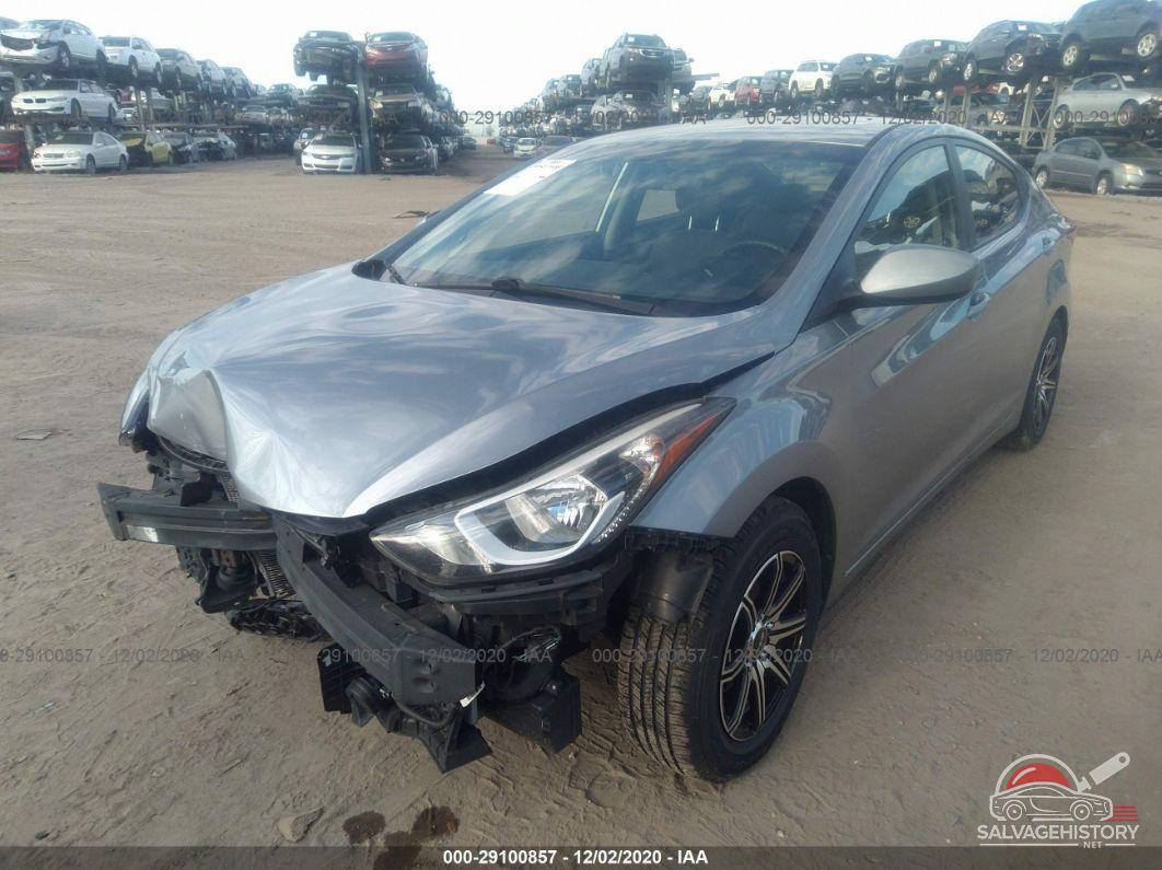 5NPDH4AE0GH751883 2016 HYUNDAI ELANTRA photo no. 2