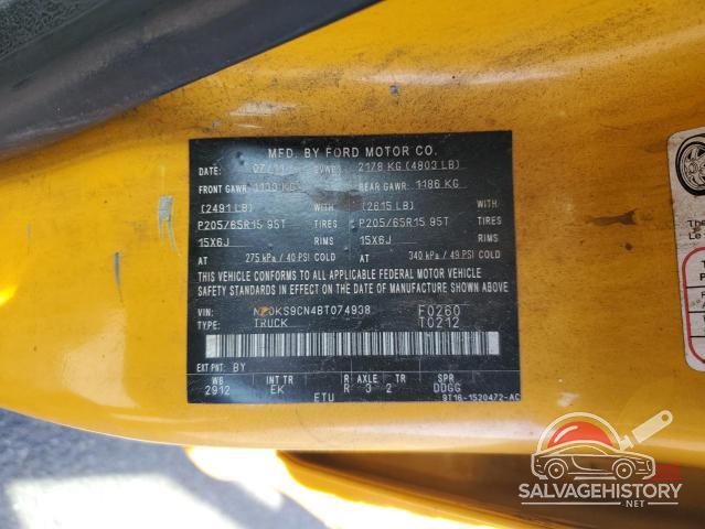 NM0KS9CN4BT074938 2011 FORD TRANSIT photo no. 13