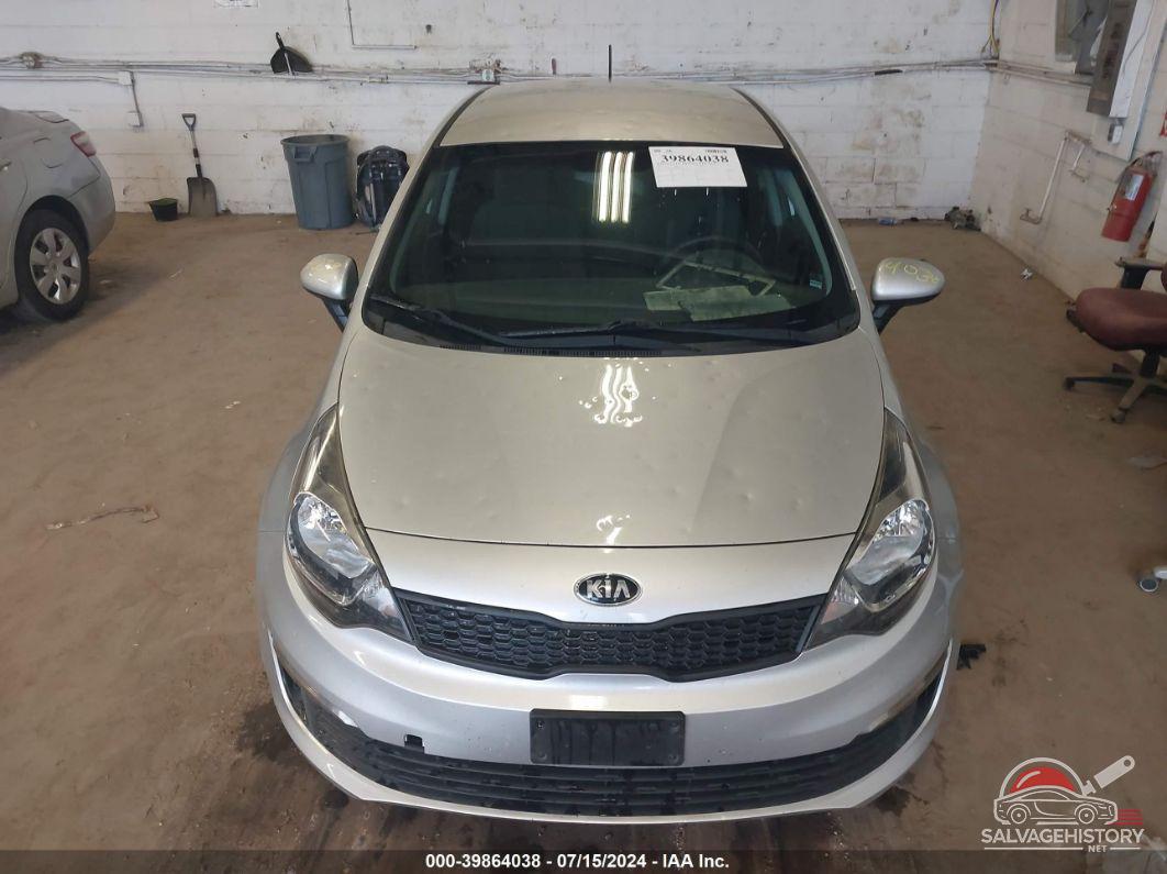 KNADM4A31G6668299 2016 KIA RIO photo no. 6