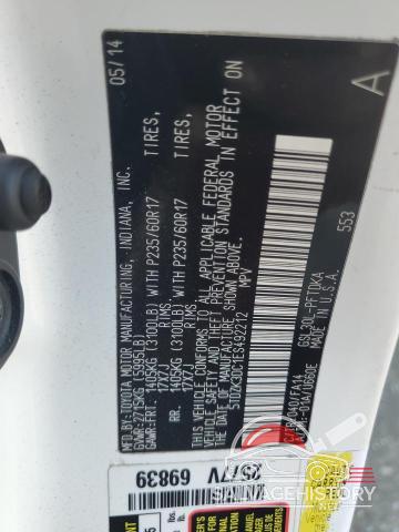 5TDZK3DC1ES492212 2014 TOYOTA All Models photo no. 13