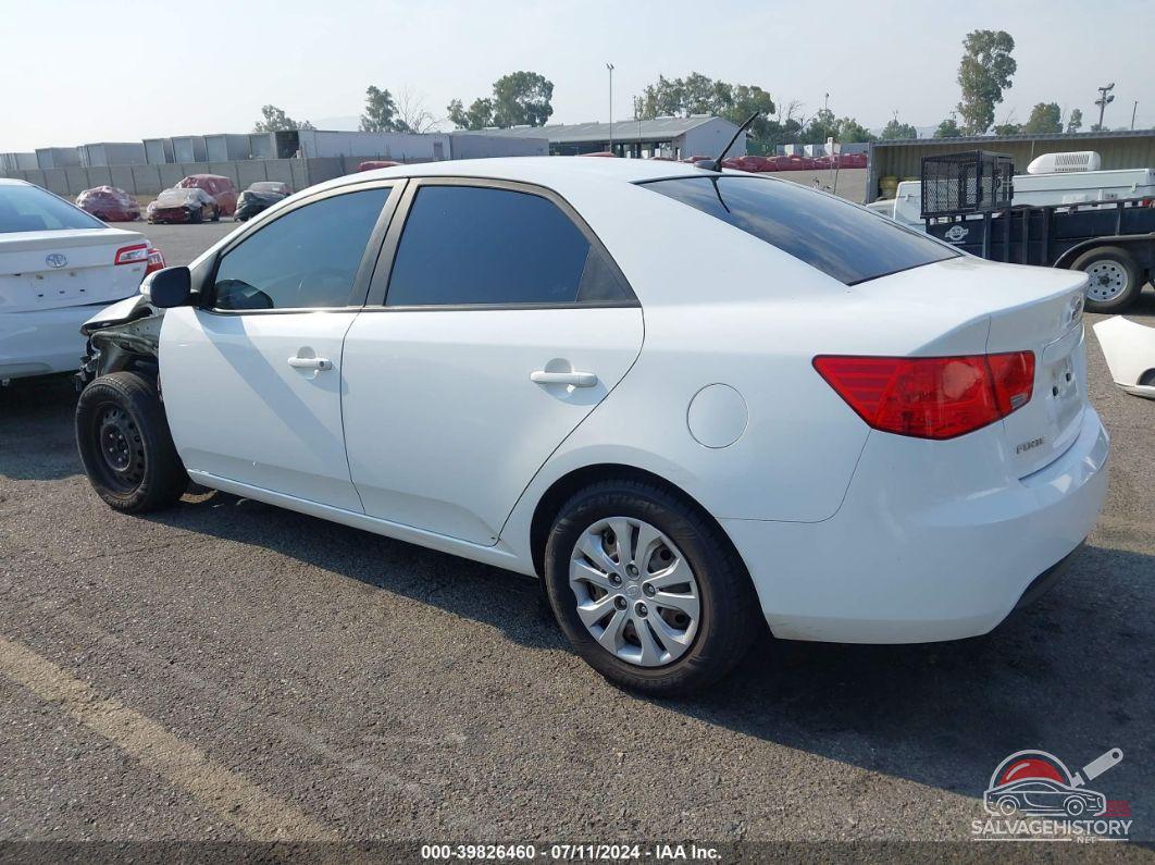 KNAFU4A25A5166408 2010 KIA FORTE photo no. 3