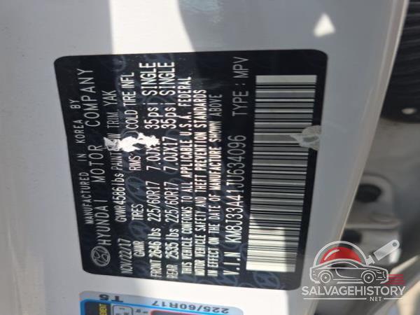 KM8J33A41JU634096 2018 HYUNDAI TUCSON photo no. 4