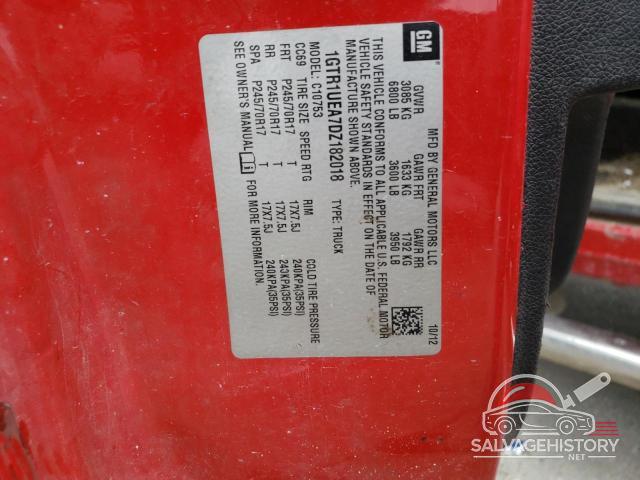 1GTR1UEA7DZ182018 2013 GMC SIERRA photo no. 12