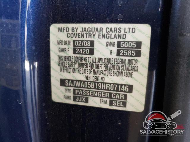 SAJWA05B19HR07146 2009 JAGUAR XF photo no. 12