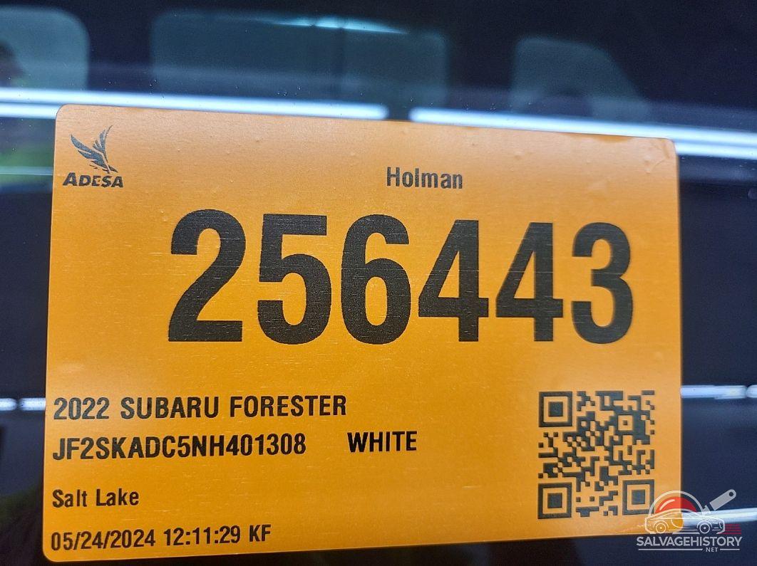 JF2SKADC5NH401308 2022 SUBARU FORESTER photo no. 9