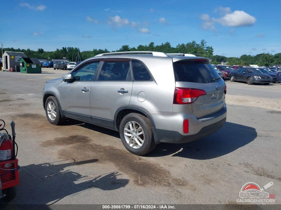 5XYKTDA6XEG448595 2014 KIA SORENTO photo no. 3