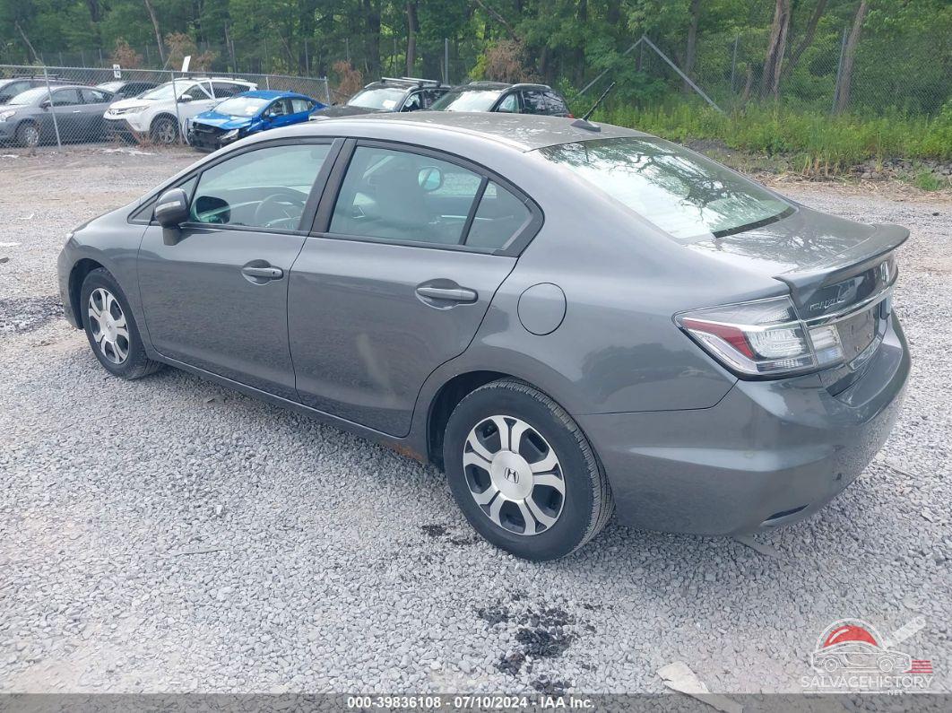 19XFB4F23DE204163 2013 HONDA CIVIC HYBRID photo no. 3