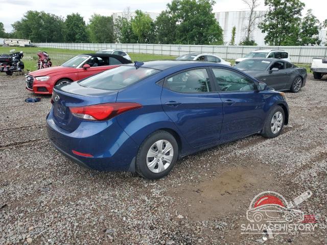 5NPDH4AE1GH719265 2016 HYUNDAI ELANTRA photo no. 3