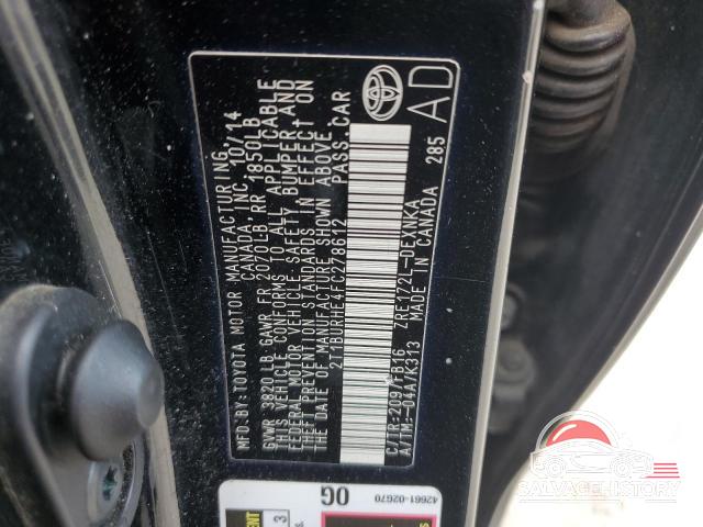 2T1BURHE4FC278612 2015 TOYOTA COROLLA photo no. 13