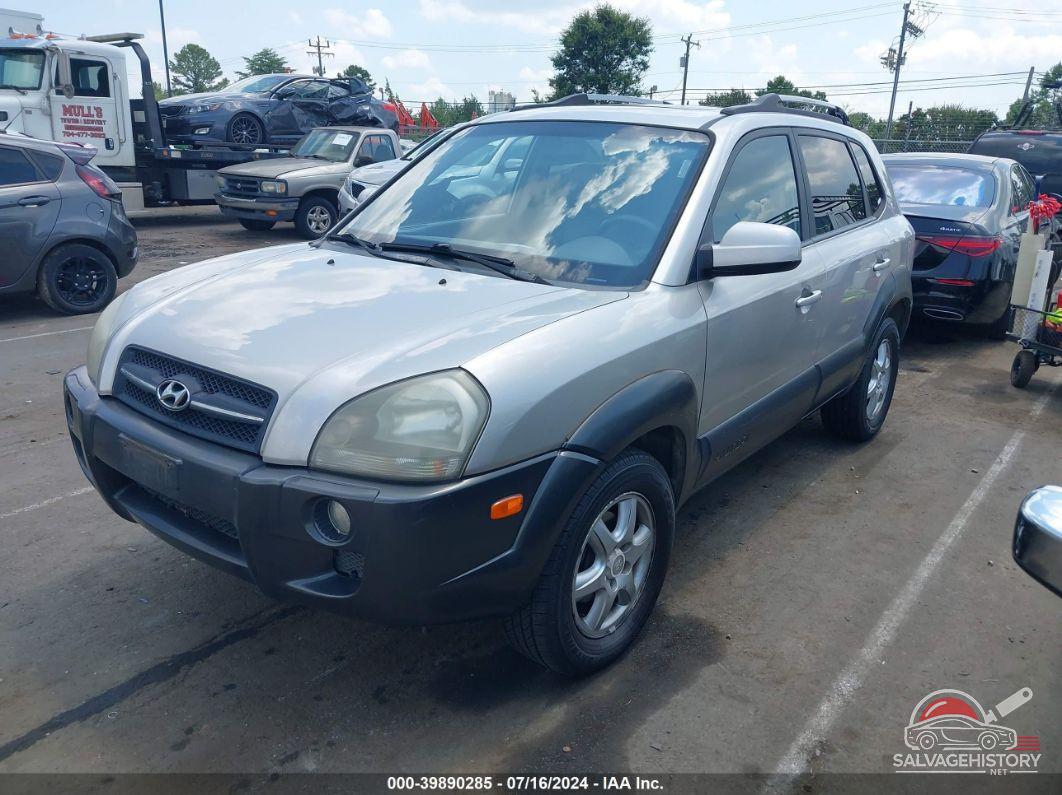KM8JN72D95U138839 2005 HYUNDAI TUCSON photo no. 2