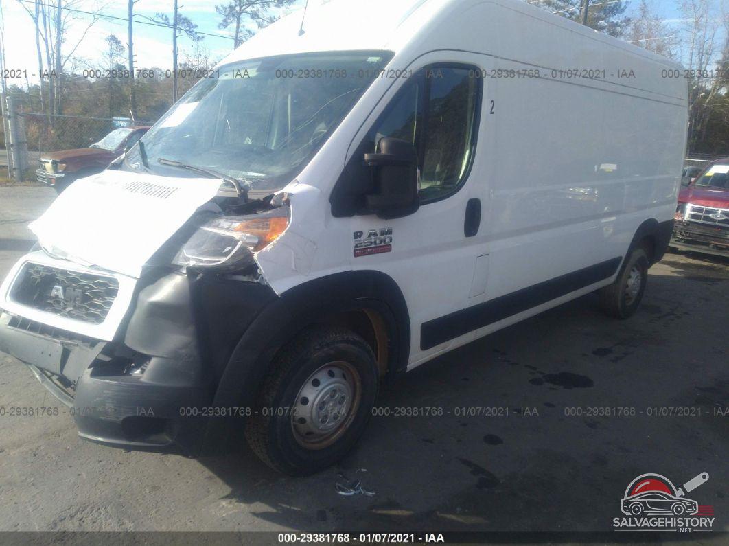 3C6TRVDG5KE535530 2019 RAM PROMASTER CARGO VAN photo no. 2
