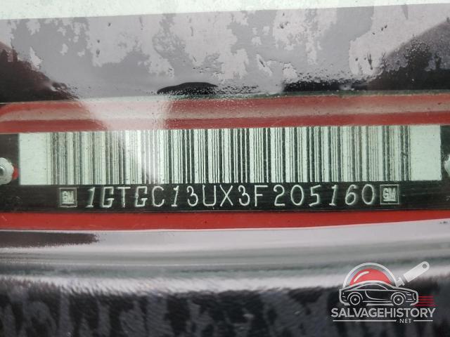 1GTGC13UX3F205160 2003 GMC SIERRA photo no. 12
