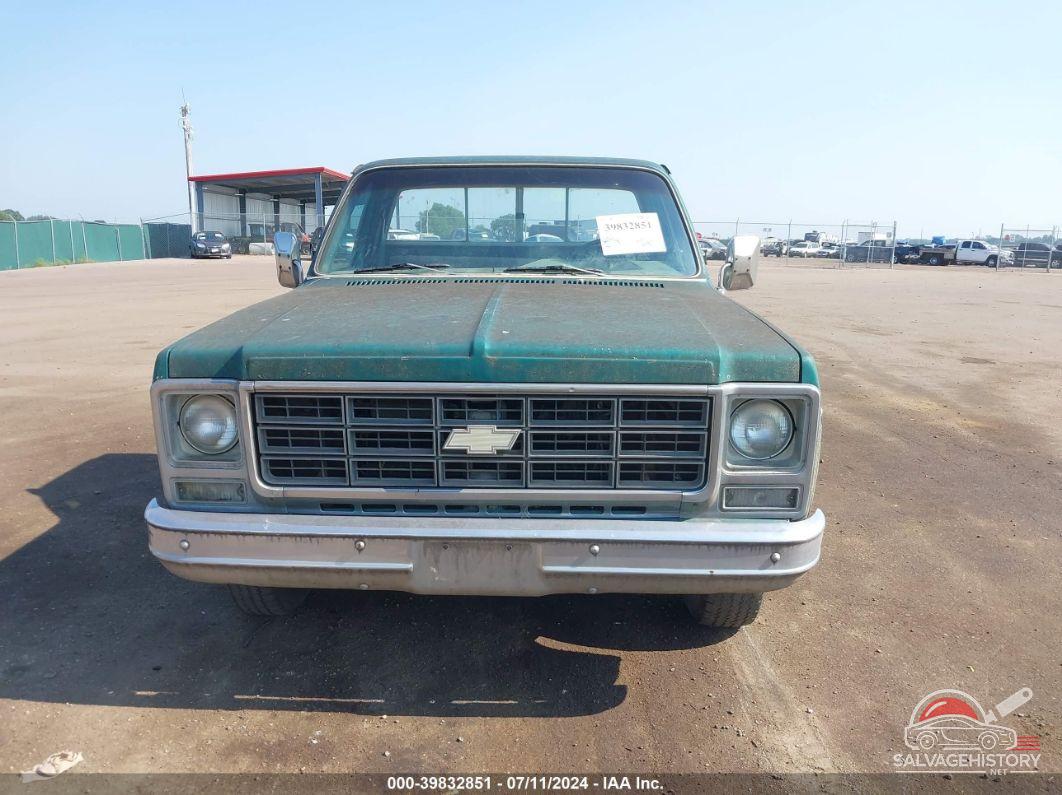 ccl249s200399 1979 CHEVROLET C/K 20 2D 2WD 350V8 GAS GREEN photo no. 6