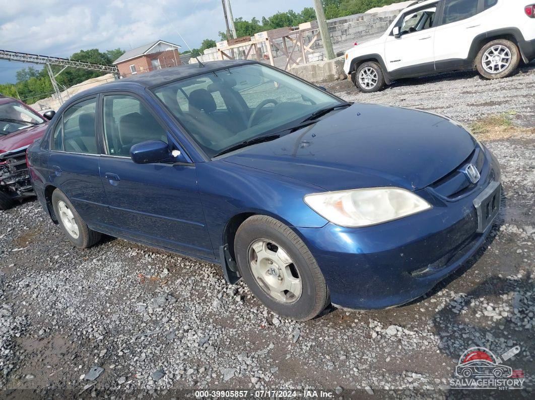 JHMES96665S006895 2005 HONDA CIVIC HYBRID photo no. 3