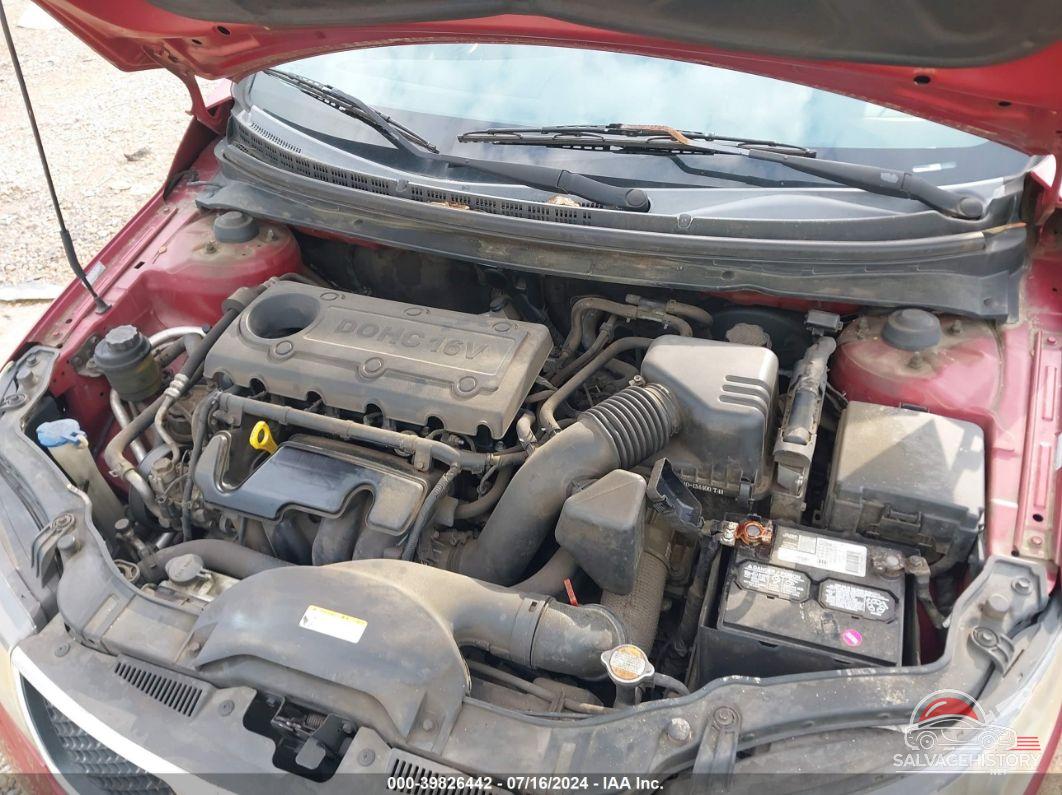 KNAFU4A20A5224991 2010 KIA FORTE photo no. 10
