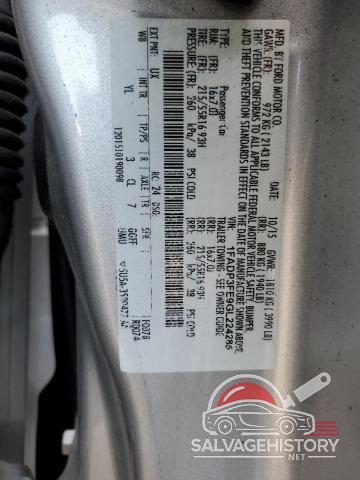 1FADP3FE9GL224285 2016 FORD FOCUS photo no. 12
