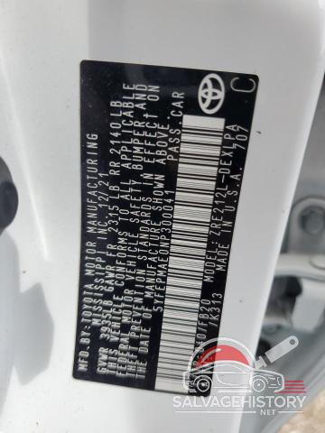 5YFEPMAE0NP300041 2022 TOYOTA COROLLA photo no. 13