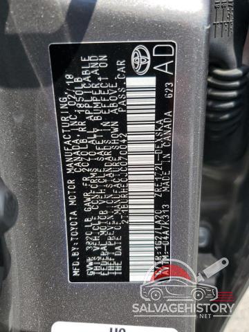2T1BURHE0JC070042 2018 TOYOTA COROLLA photo no. 12